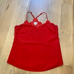 J Crew Scalloped tank